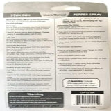 Stun Gun Plus Pepper Spray Combo Pack (Black)