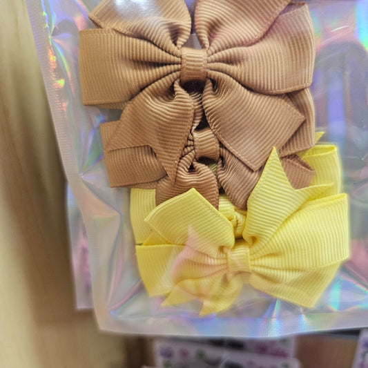 4pcs Sml Hair Bow
