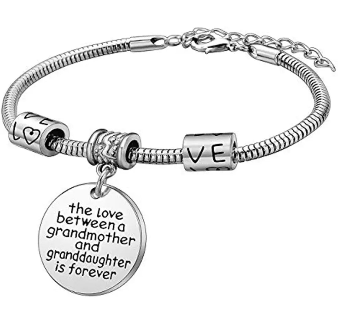 1pc, Inspirational Grandma Bracelet - Perfect Gift for Granddaughter