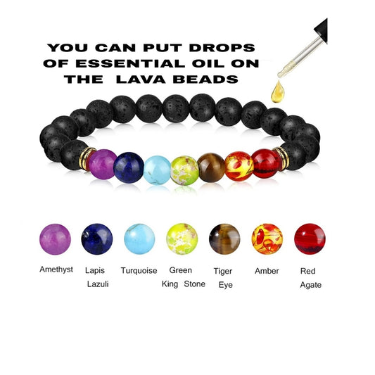 3 Set LAVA BEADS BRACELETS