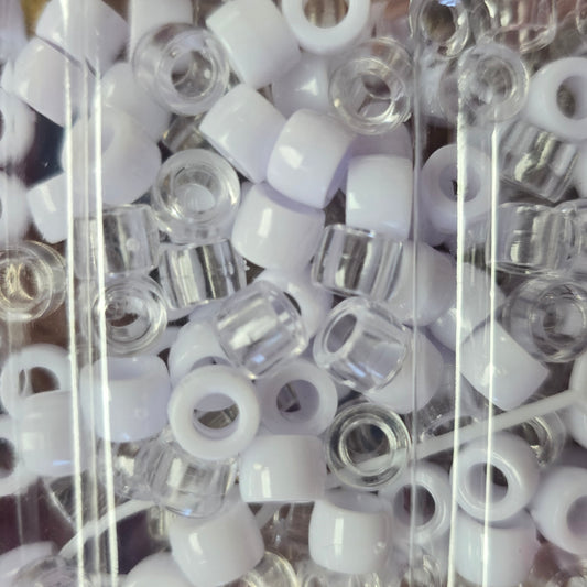 Beads White &Clear